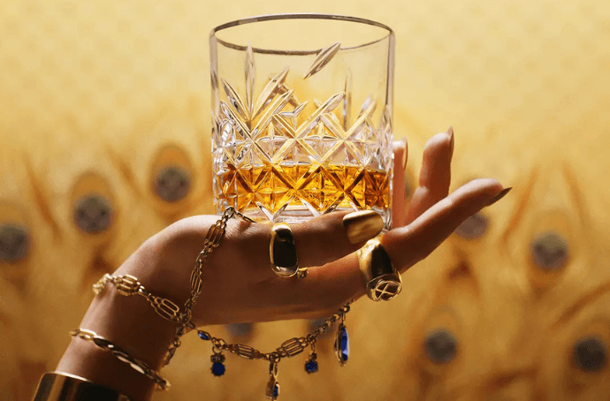 Chivas Regal 25YO in an elegant glass